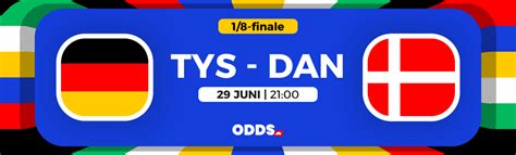 Optakt & odds: Danmark vs. Tyskland (29. juni 2024).